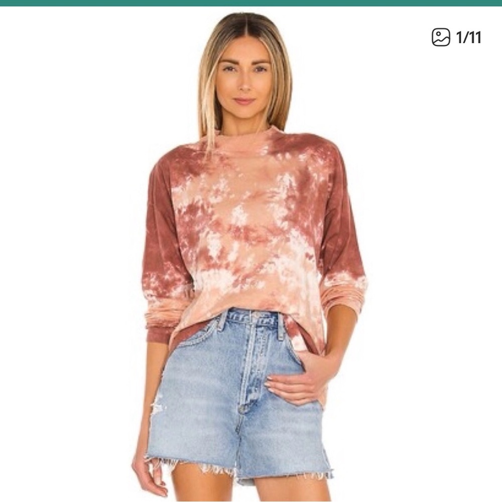 Free People Be Free Tie Dye Tee